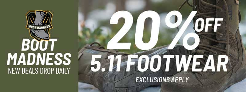 Boot Madness 20% Off 5.11 Tactical