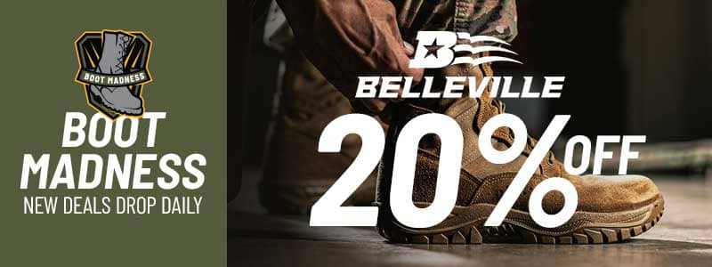 Boot Madness 20% Off Belleville