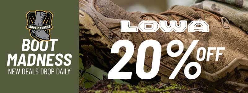 Boot Madness 20% Off Lowa Tactical