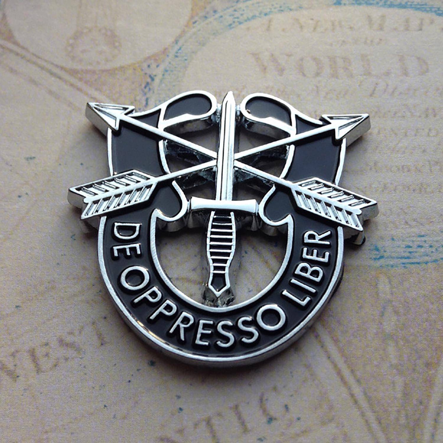 Auto Medals Special Forces Crest Metal Car Emblem