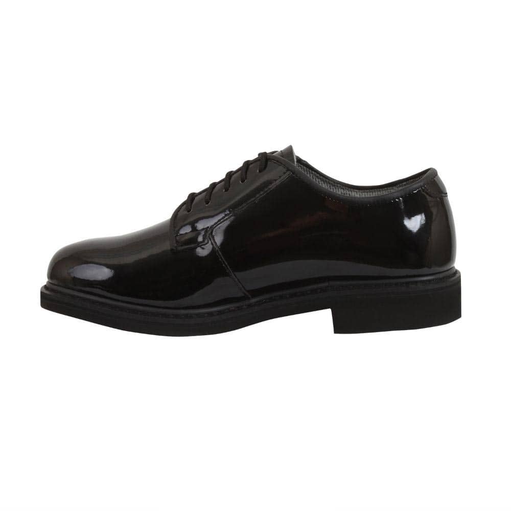 Rothco Uniform Black Oxford High Gloss Dress Shoes 5055