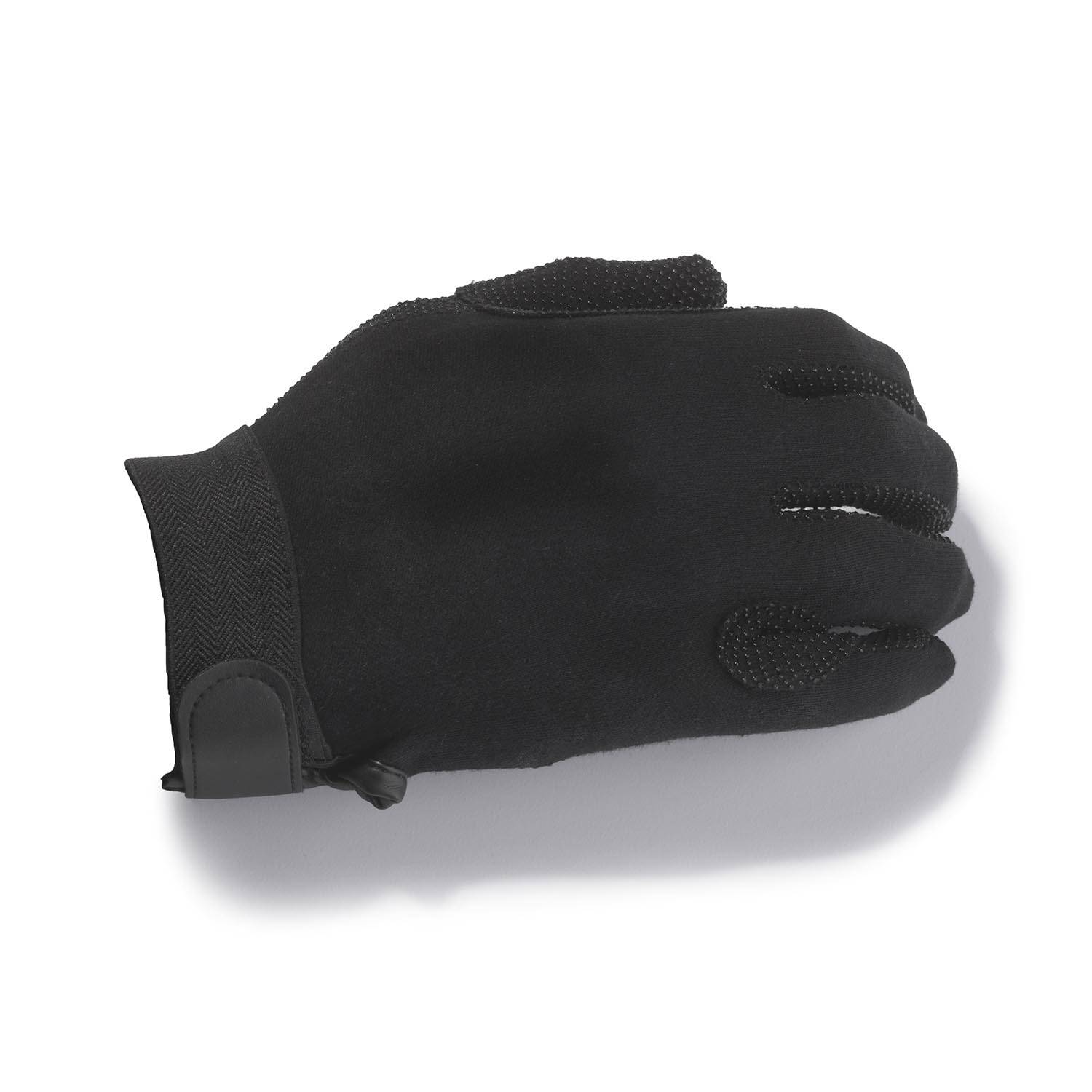 George Glove Black Cotton Sure-Grip Velco Parade Gloves