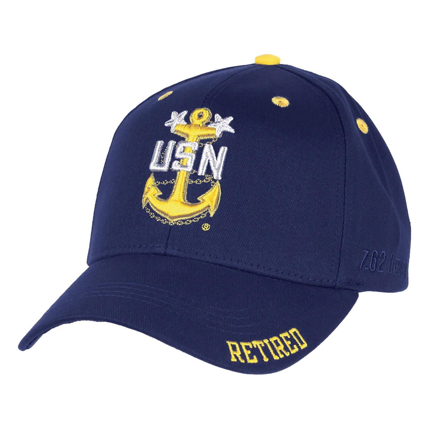 7.62 Design US Navy Retired Master Chief Hat U.S. Patriot