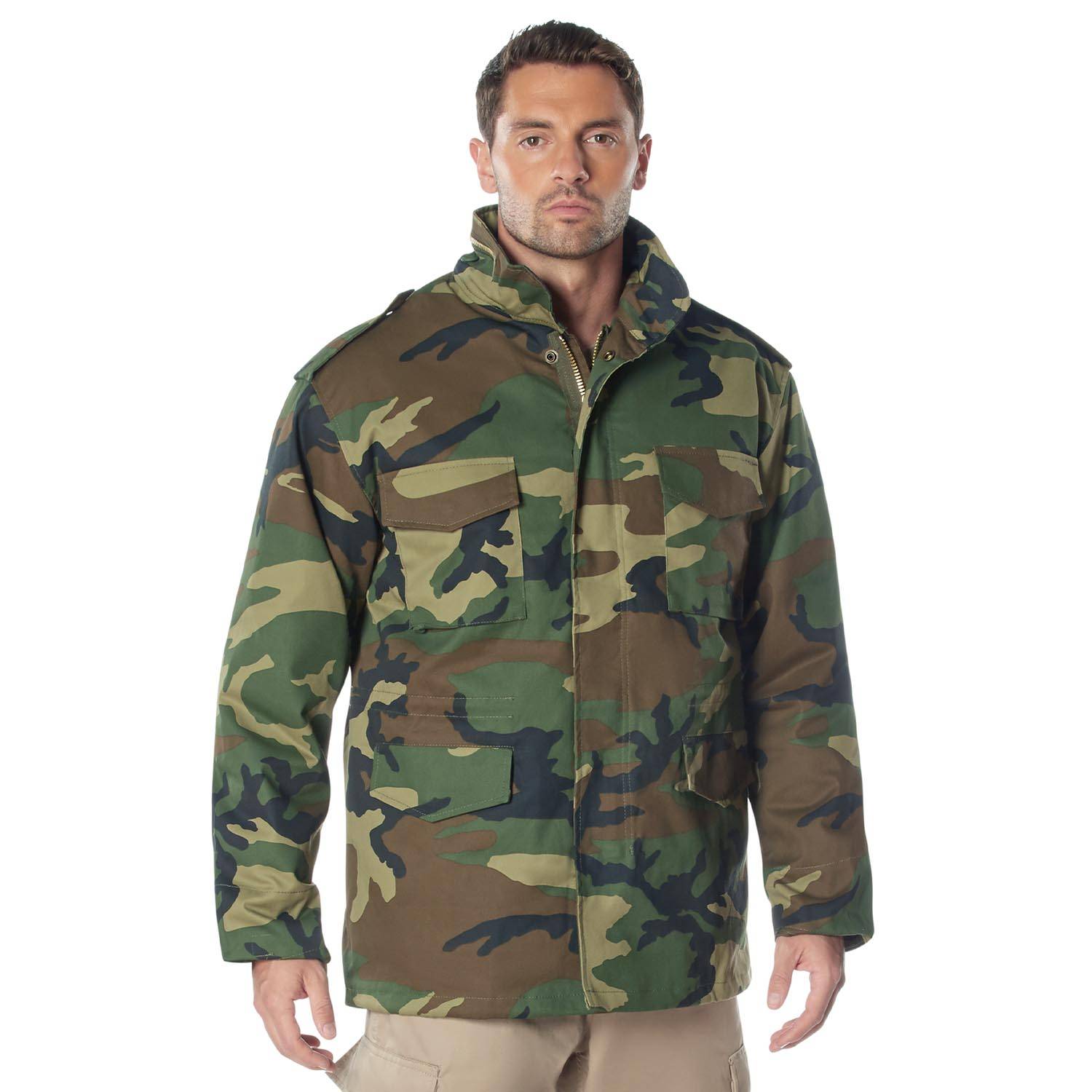 Rothco Woodland Camo M-65 Field Jacket