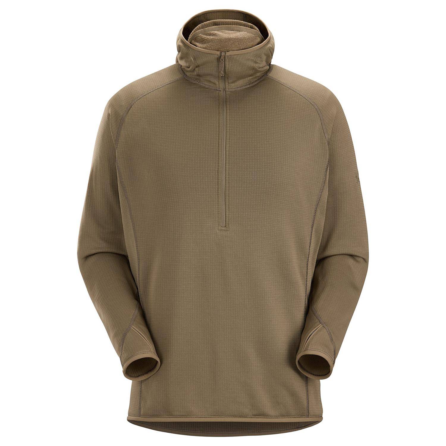 ARC'TERYX LEAF MEN'S DELTA AR 1/2 ZIP NECK HOODY