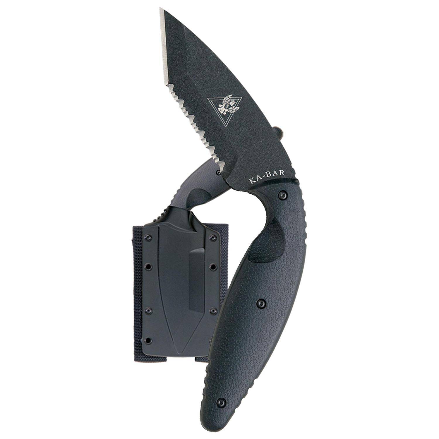 KA-BAR Large TDI Tanto Knife, Serrated