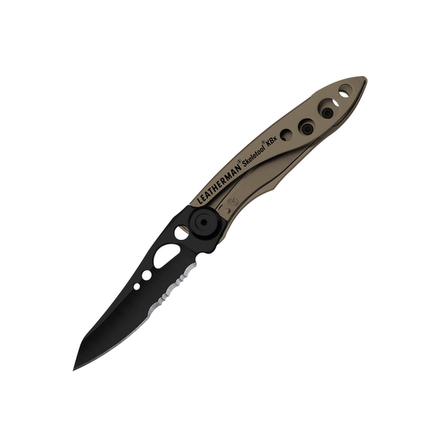 Leatherman Skeletool KBX Knife in Coyote Tan