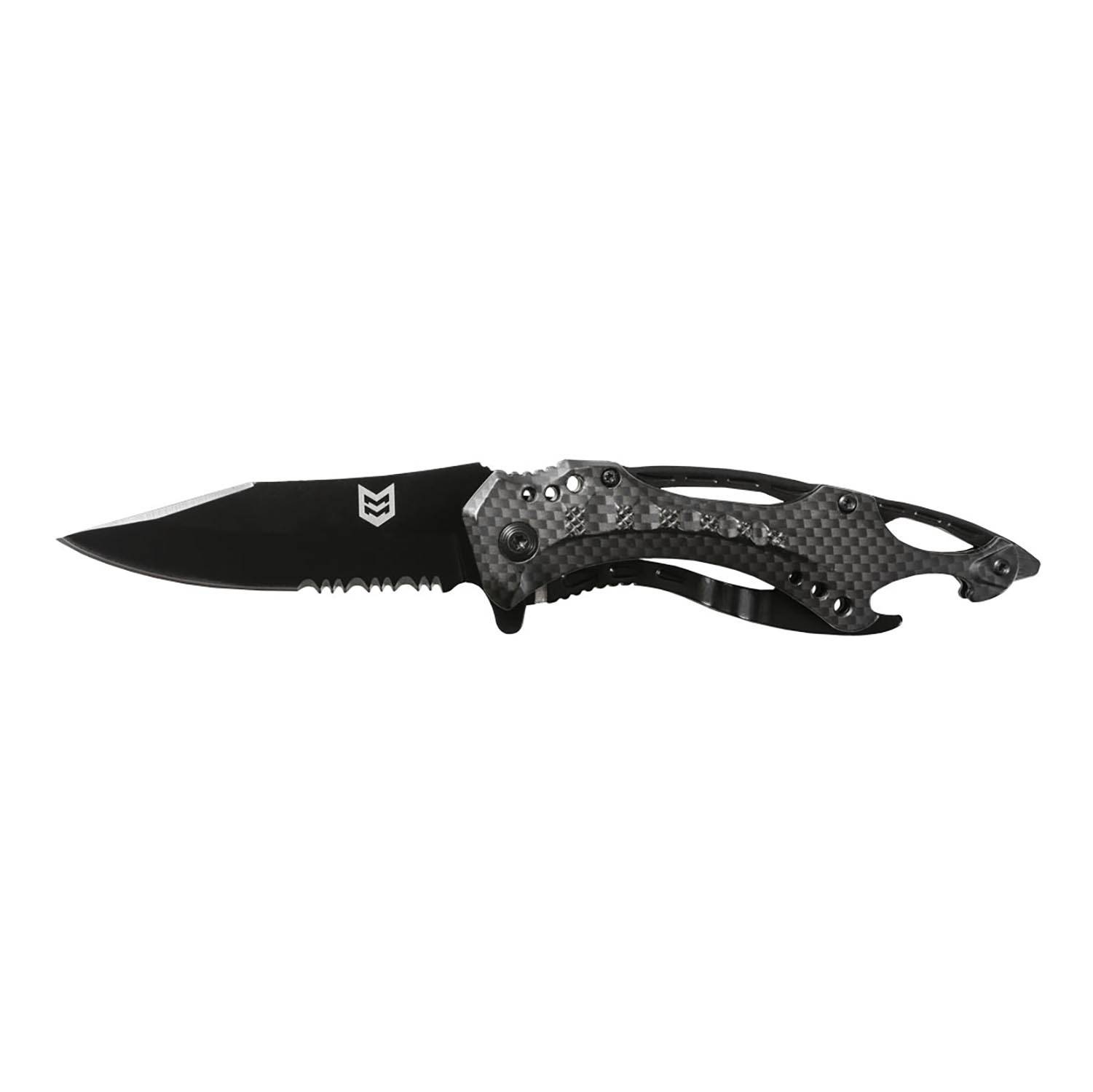 Mission Made Raptor Knife, Carbon Fiber & Black