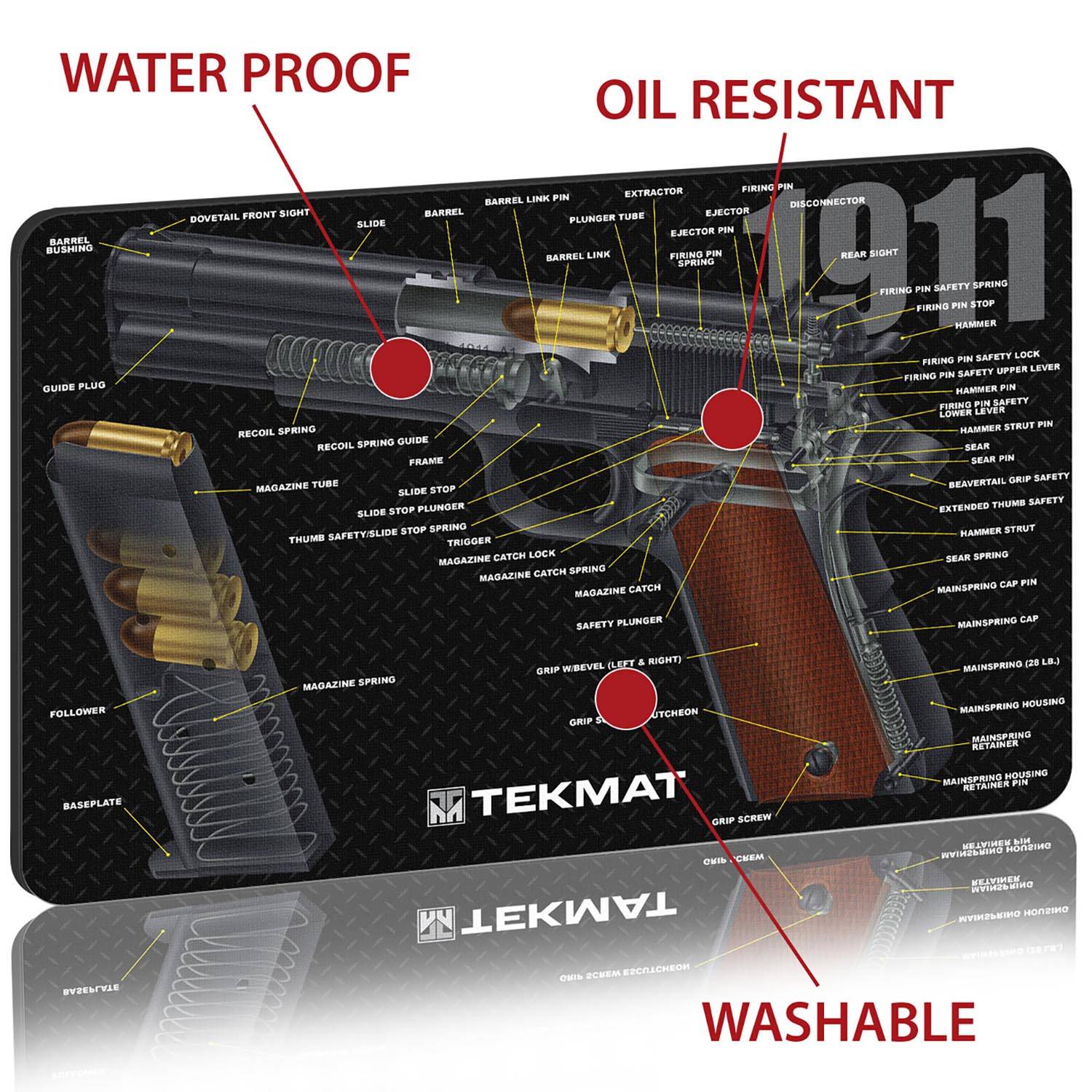 TekMat 1911 3D Cutaway Mat 17