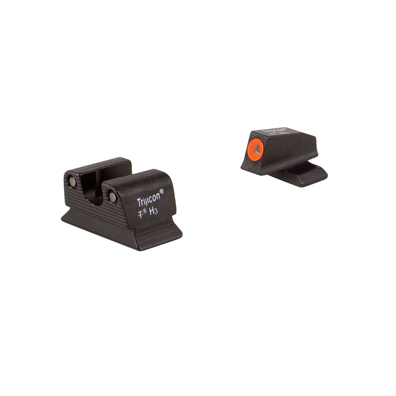 Trijicon HD Orange Front Outline Night Sight Set