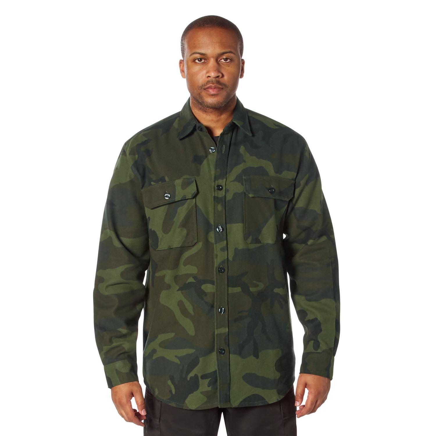 ROTHCO MIDNIGHT CAMO FLANNEL SHIRT