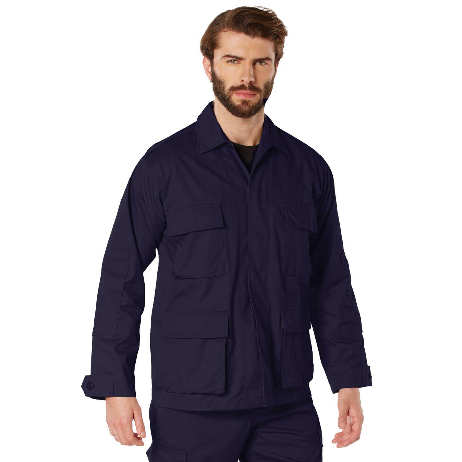 Rothco Twill BDU Shirt in Navy Blue