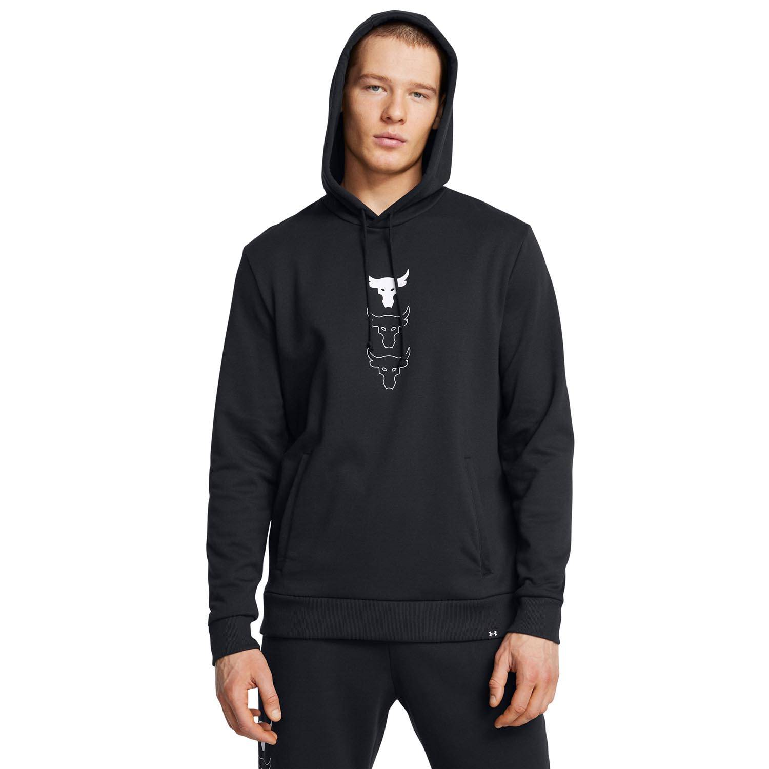 UNDER ARMOUR MEN'S PROJECT ROCK RIVAL FLEECE HOODIE