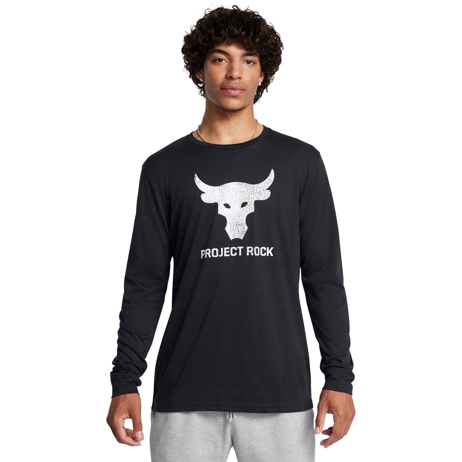 UNDER ARMOUR MEN'S PROJECT ROCK BRAHMA BULL LONG SLEEVE SHIR