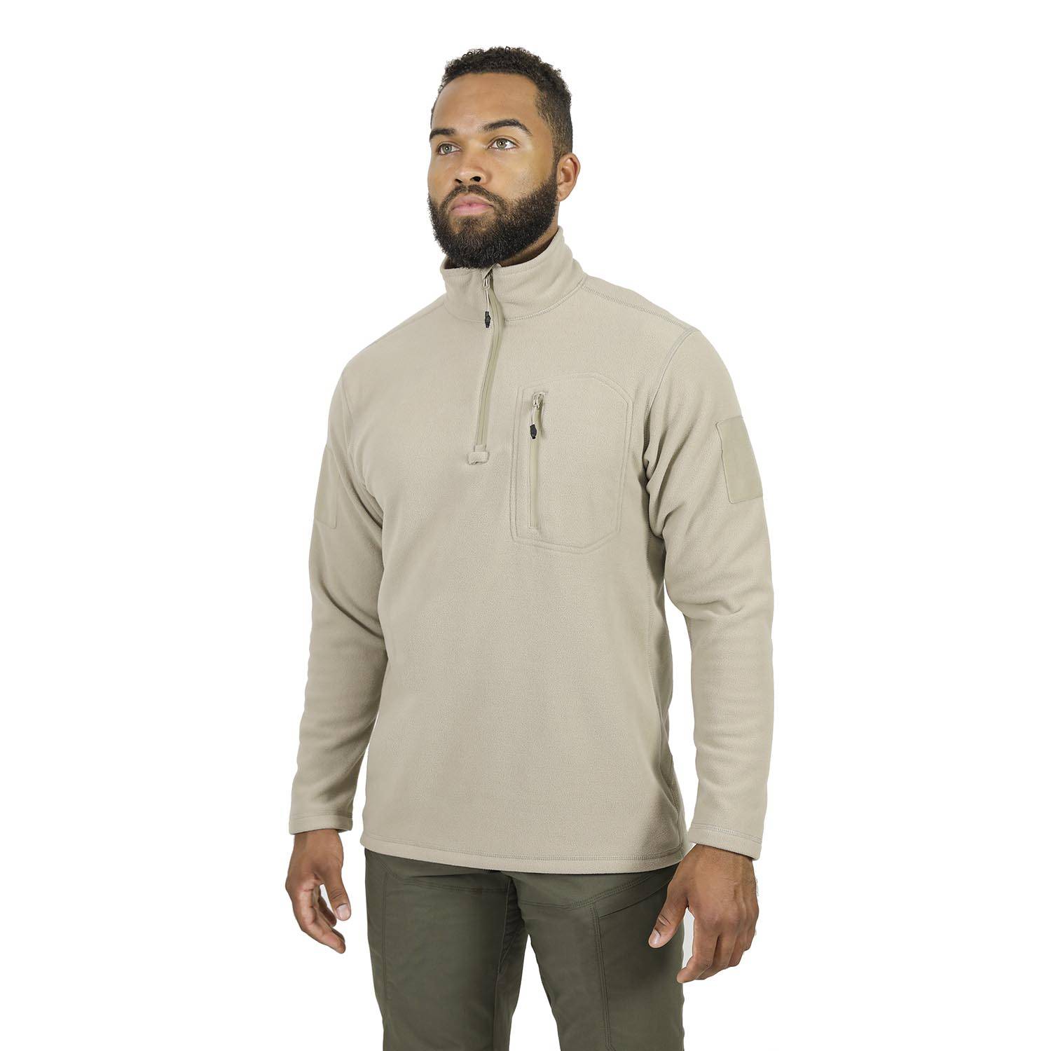 MISSION MADE MEN'S QUARTER ZIP FLEECE PULLOVER