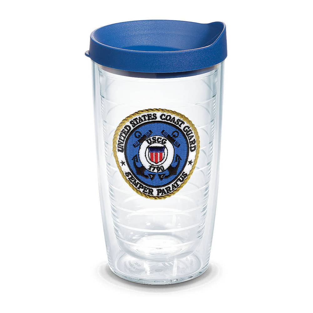 US Coast Guard Logo Personalized 16 oz. Drinking Jar