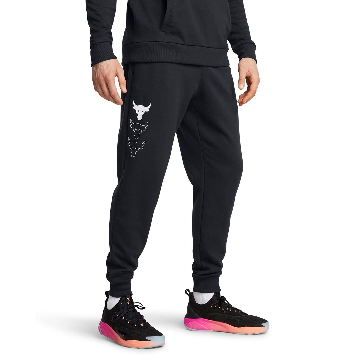 UNDER ARMOUR MEN'S PROJECT ROCK RIVAL FLEECE JOGGERS