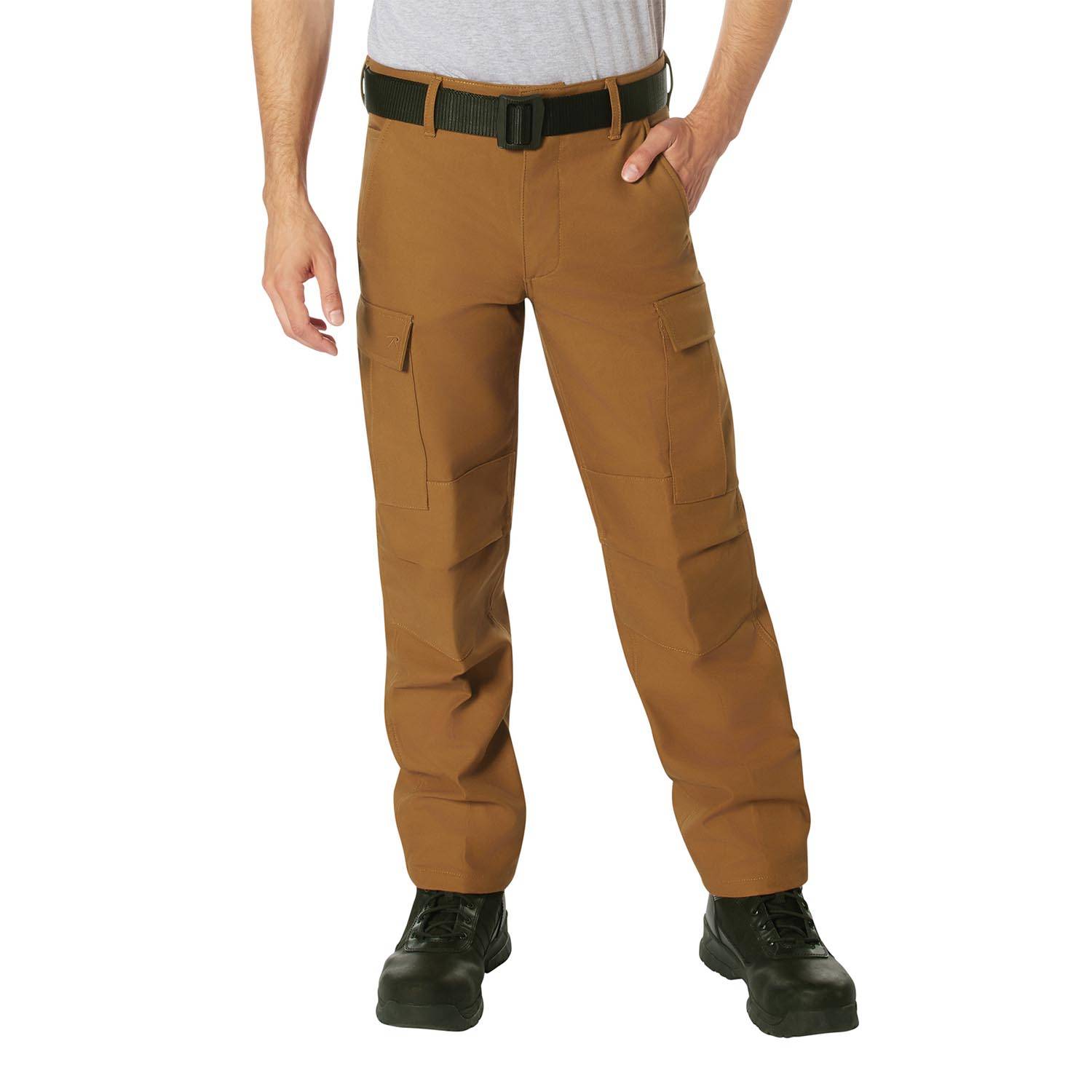 ROTHCO ACTIVE FLEX FLEECE LINED CANVAS WORK PANTS