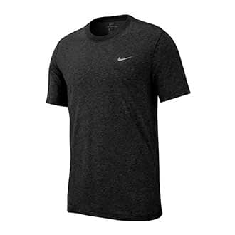 Nike Men Black Solid Ss Compression Tight Fit Dri-FIT Round Neck Training  T-Shirt