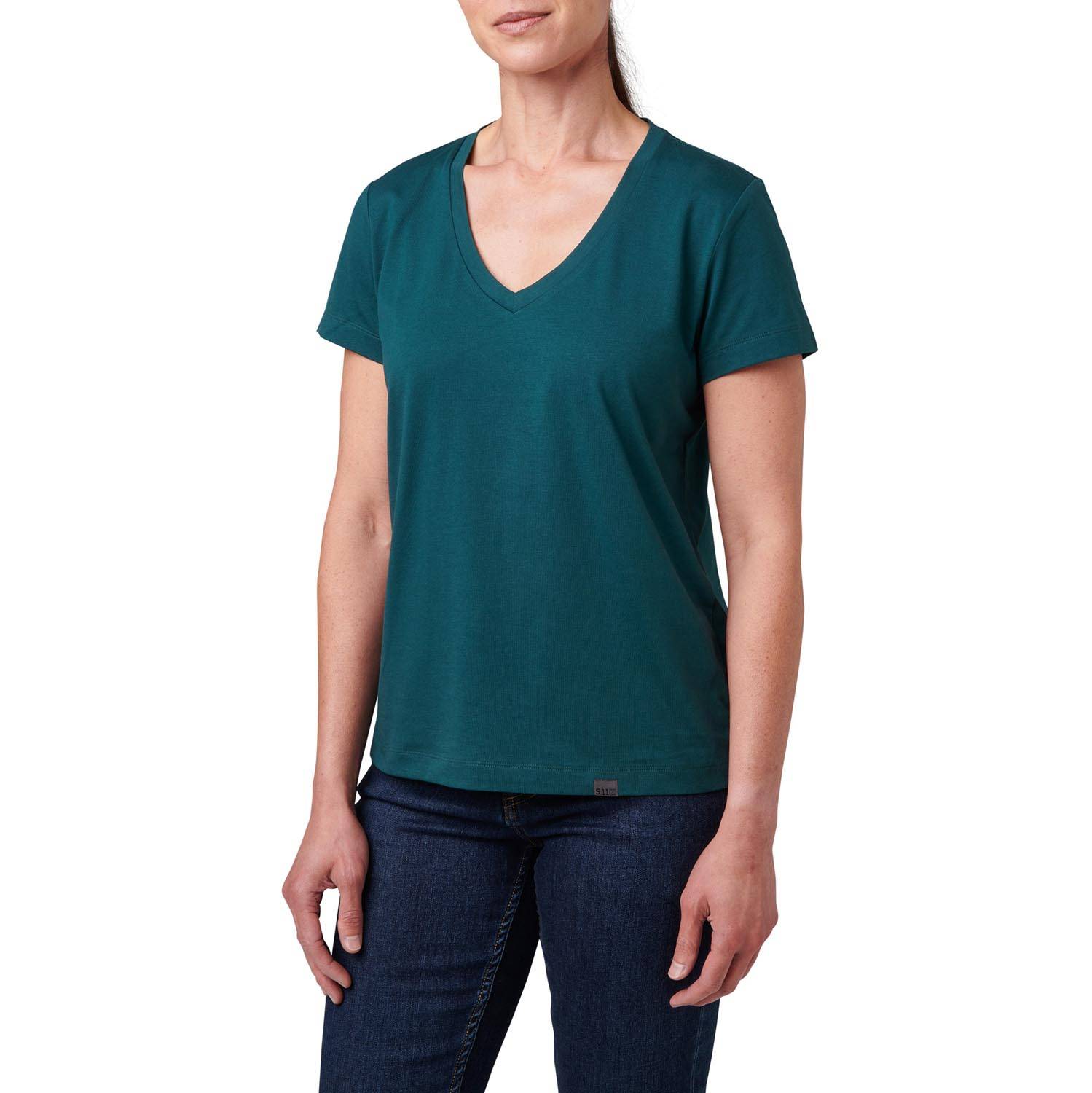 5.11 TACTICAL WOMEN'S ESSENTIAL V-NECK SHORT SLEEVE TEE