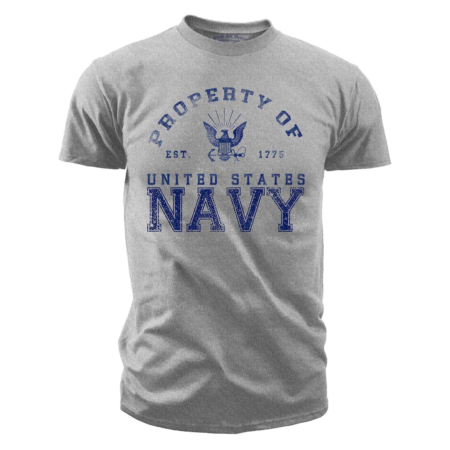 7.62 DESIGN PROPERTY OF UNITED STATES NAVY T-SHIRT