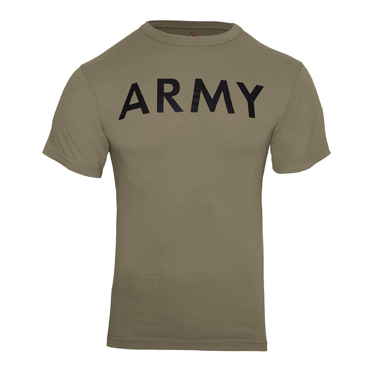 Rothco AR 670-1 Coyote Brown Army PT T-Shirt | U.S. Patriot