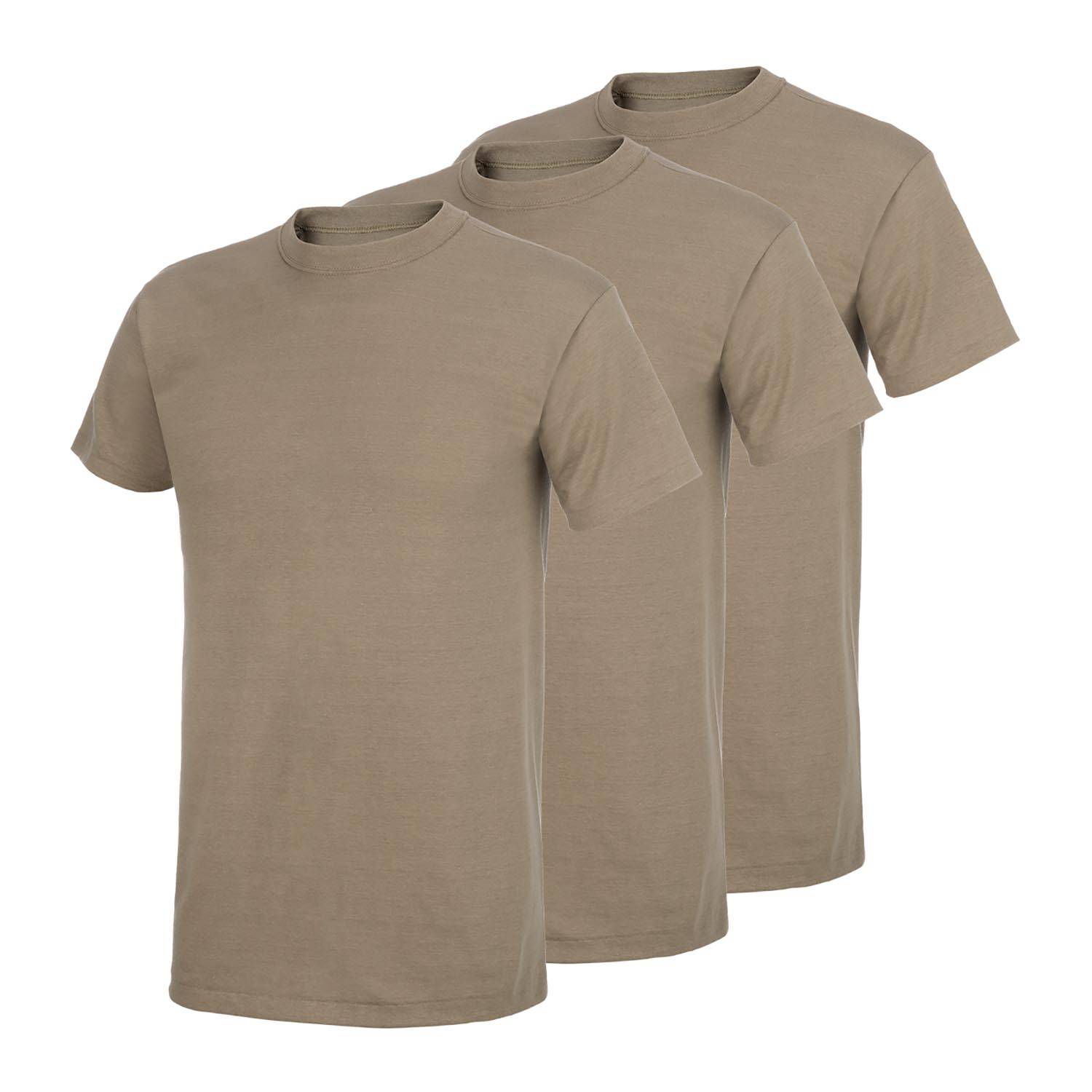 DUKE 50/50 POLY/COTTON MILITARY T-SHIRT, 3 PACK