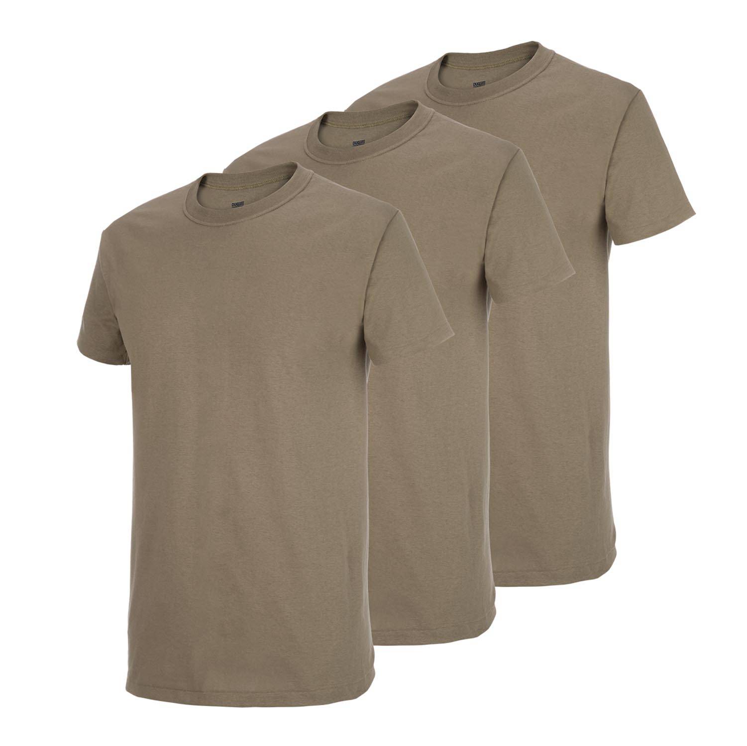 DUKE 100% COTTON MILITARY T-SHIRT, 3 PACK