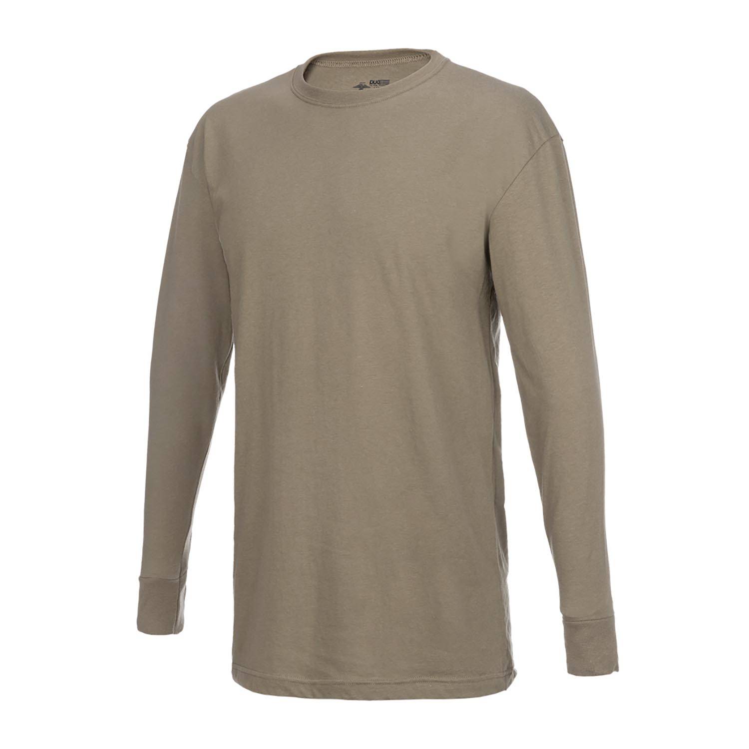 DUKE 50/50 POLY/COTTON LONG SLEEVE MILITARY T-SHIRT