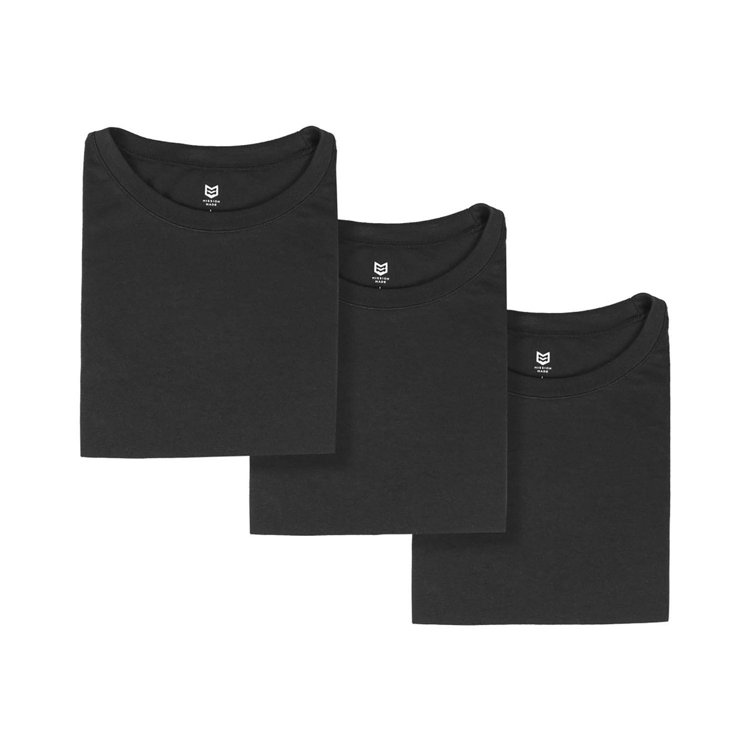 MISSION MADE MEN'S CREW NECK T-SHIRT, 3 PACK