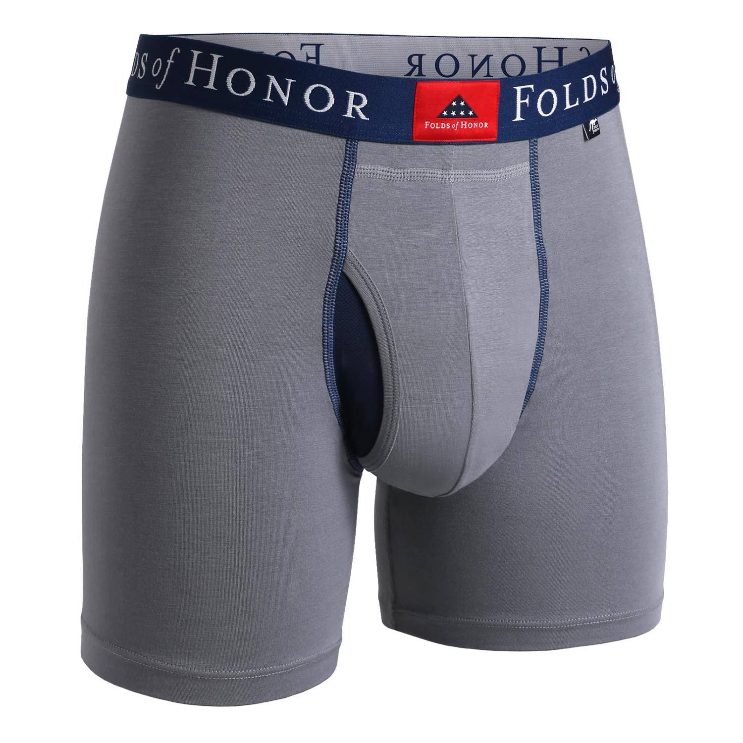 2UNDR MEN'S "FOLDS OF HONOR" SWING SHIFT 6" BOXER BRIEFS