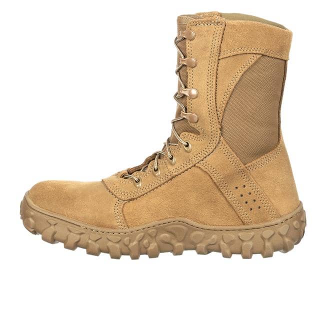 Rocky S2V Steel Toe Coyote Military Boots