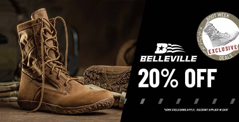 Boot Week Exclusive: 20% Off Belleville Boots