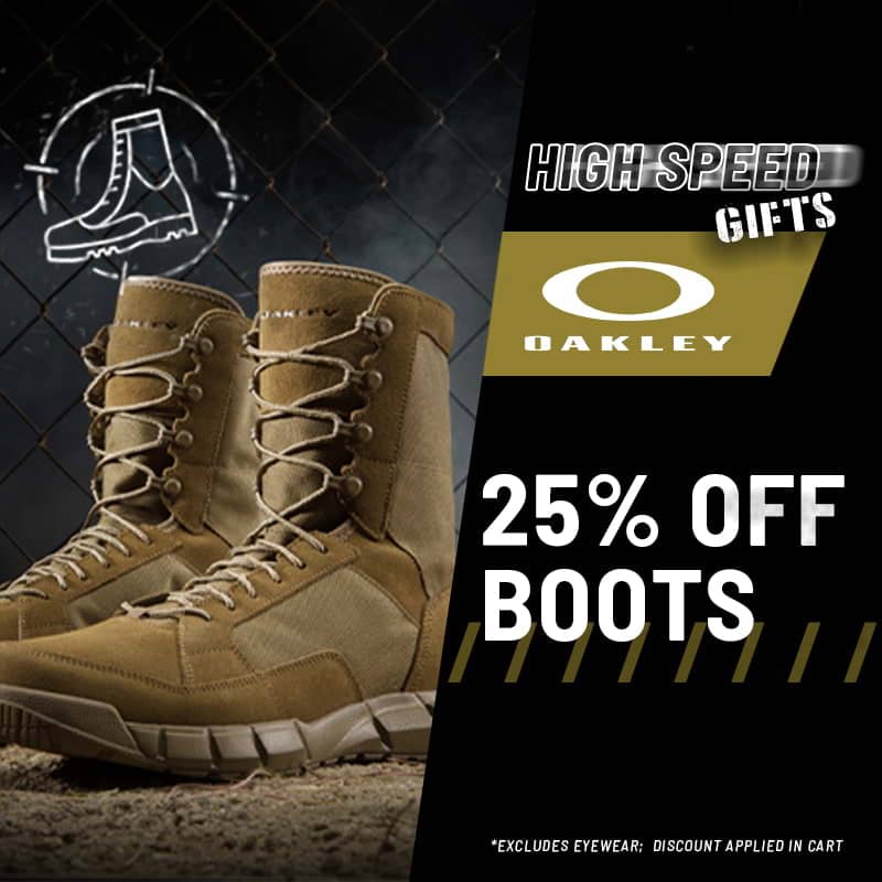 High Speed Gifts: 25% Off Oakley Boots