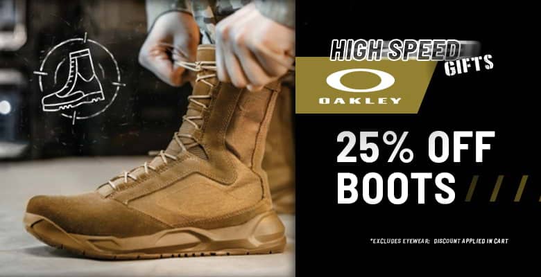 High Speed Gifts: 25% Off Oakley Boots